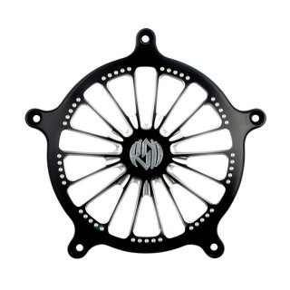 RSD, Venturi air cleaner face plate. Domino, Black CC