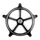 RSD, Venturi air cleaner face plate. Mission, Black CC