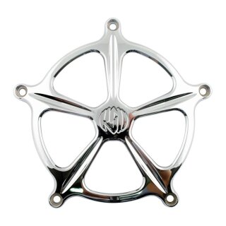 RSD, Venturi air cleaner face plate. Speed 5, chrome