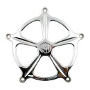 RSD, Venturi air cleaner face plate. Speed 5, chrome