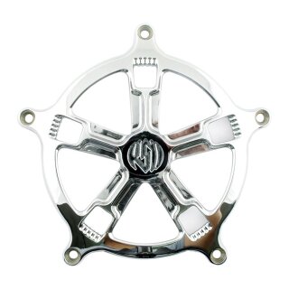RSD, Venturi air cleaner face plate. Turbo, chrome