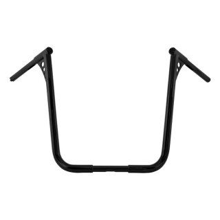 RSD, FLHT, FLHX King Ape 1-1/4" handlebar. Black. 19" rise