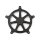 RSD, Venturi air cleaner face plate. Morris, BlackOut