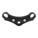 Roland Sands, XL top triple tree clamp. Black