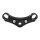Roland Sands, XL top triple tree clamp. Black