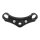 Roland Sands, XL top triple tree clamp. Black