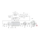Retaining ring, clutch bearing