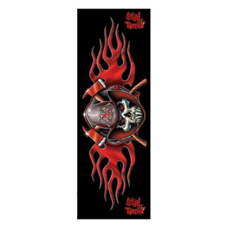 LT FD SKULL CENTER DECAL