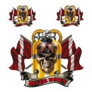 LT SCUBA SKULL DECAL