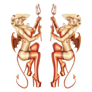 LT DEVIL BABE CRAWL DECAL