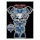 LT BLUE TRIBAL SKULL TANKPAD
