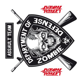 LT ZOMBIE DEFENSE DECAL