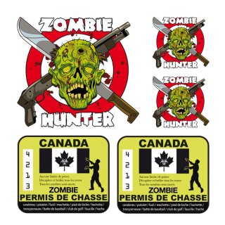 LT ZOMBIE HUNTER KIT  CANADA DECAL