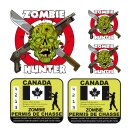 LT ZOMBIE HUNTER KIT  CANADA DECAL