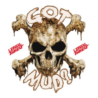 LT GOT MUD SKULL DECAL