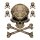LT DESERT CAMO SKULL DECAL