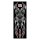 LT SKULL PILE FLAMES WHITE DECAL
