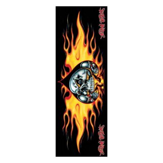 LT FLAME ACE SKULL DECAL