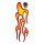 LT FLAME RIGHT LARGE DECAL