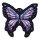 LT MINI PATCH PURPLE BUTTERFLY