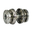 DUAL FLANGE HUB, STAINLESS. 80 SPOKE