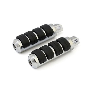 Comfort Fussrasten Set small Chrom für Harley standard male Mount