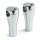Panhead style risers. Chrome, 6" rise