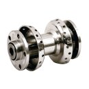 DUAL FLANGE HUB, STAINLESS, 40 SPOKE