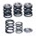S&S, valve spring kit. STD to .550" lift