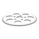 REAR SPROCKET, CHROME. 49T