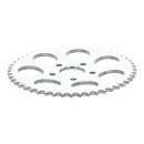 REAR SPROCKET, CHROME. 49T
