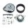 S&S, teardrop air cleaner assembly. Chrome
