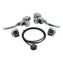 Handlebar control hydr. clutch conversion kit. Chrome