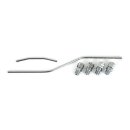 Shovel rocker box oil line kit. Chrome