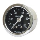 Marshall oil pressure gauge 0-100 PSI. Stainless housing