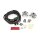 Chrom OEM Style Schaltergehäuse Kit mit schwarzen Schaltern für Harley Modelle 72-81