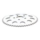 Hinteres Kettenrad chrom 49 Zähne 12mm Offset