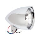 Smoothie 5-3/4" headlamp with peak visor. Chrome