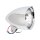 Smoothie 5-3/4" headlamp with peak visor. Chrome