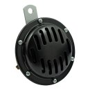 Custom disc round horn 12V. Black