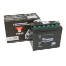 Yuasa, 12V lead-acid battery. 28Ah