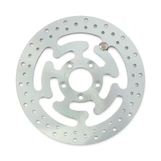 Brake rotor rear, steel drilled