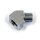Adapter für Öldruckanzeige, 45 Grad, 1/8" NPT, verchromt