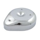 Teardrop air cleaner assembly. Chromed steel