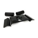 Gabel Verkleidung Cover Kit schwarz für Harley FL...