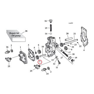 JIMS OIL PUMP GEAR, IDLE