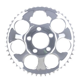 530er Kettenrad chrom für Harley Modelle 00-23 49 Zähne