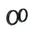 Recessed trim rings. Turn signals. Gloss black