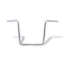 1-1/4" Apehanger wide body, 17" rise, chrome