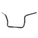 11 Zoll Fat Buffalo Apehanger Lenker schwarz für Harley Touring 82-24